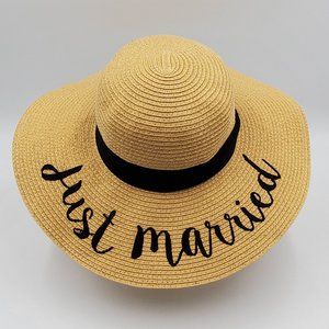 C.C. Just Married Straw Hat
